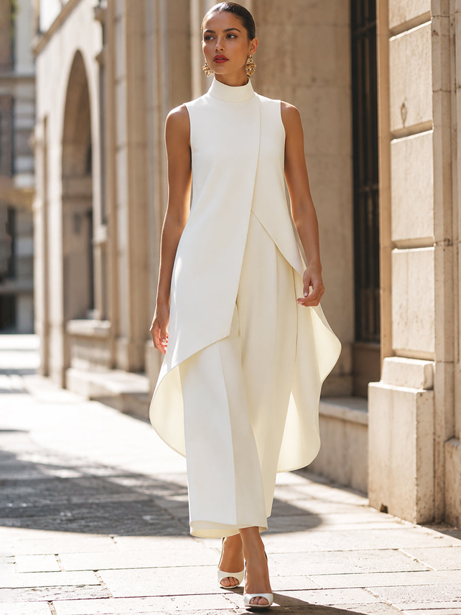 Carlie | Elegant Drop Lång Jumpsuit