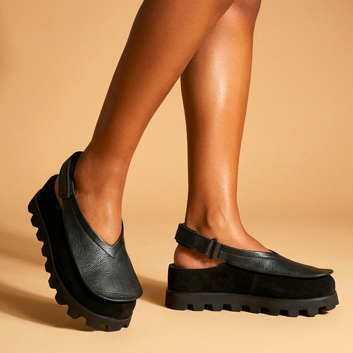 Giana | Läder Slingbacks