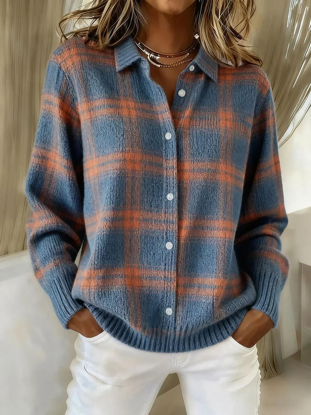 Camille | Rutig Cardigan