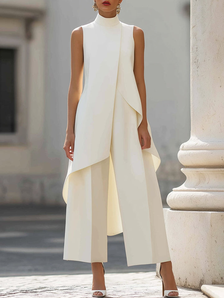 Carlie | Elegant Drop Lång Jumpsuit