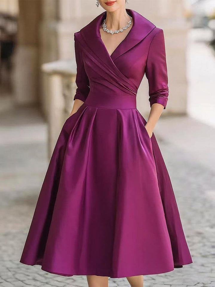 Kara | Elegant Satinklänning