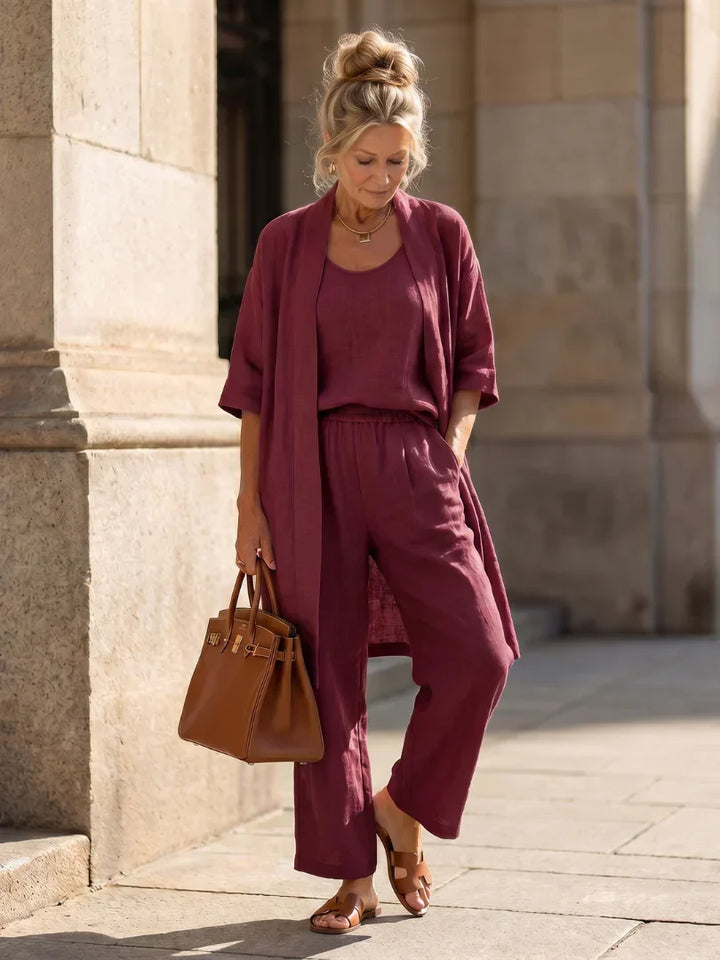 Annelie | Lätt linne-set