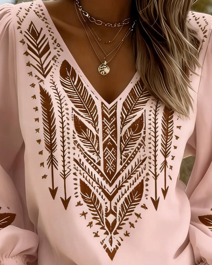 Sienna | Avslappnad Boho Blus