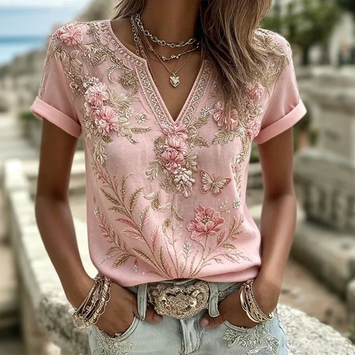 Rosalie | Blommig Blus