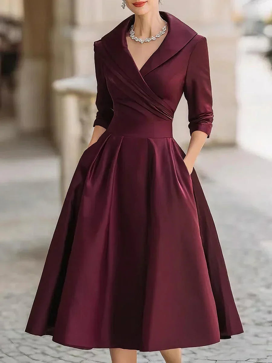 Kara | Elegant Satinklänning