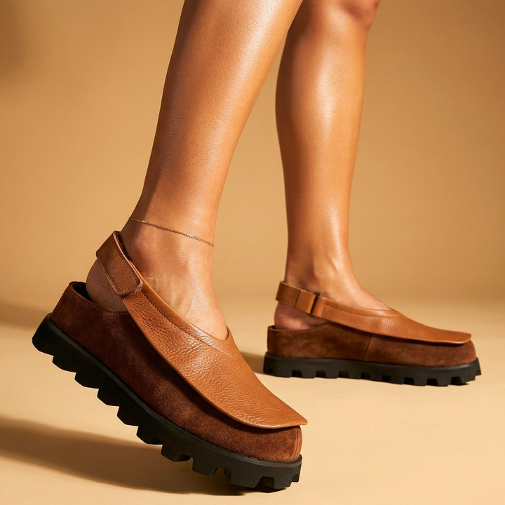 Giana | Läder Slingbacks