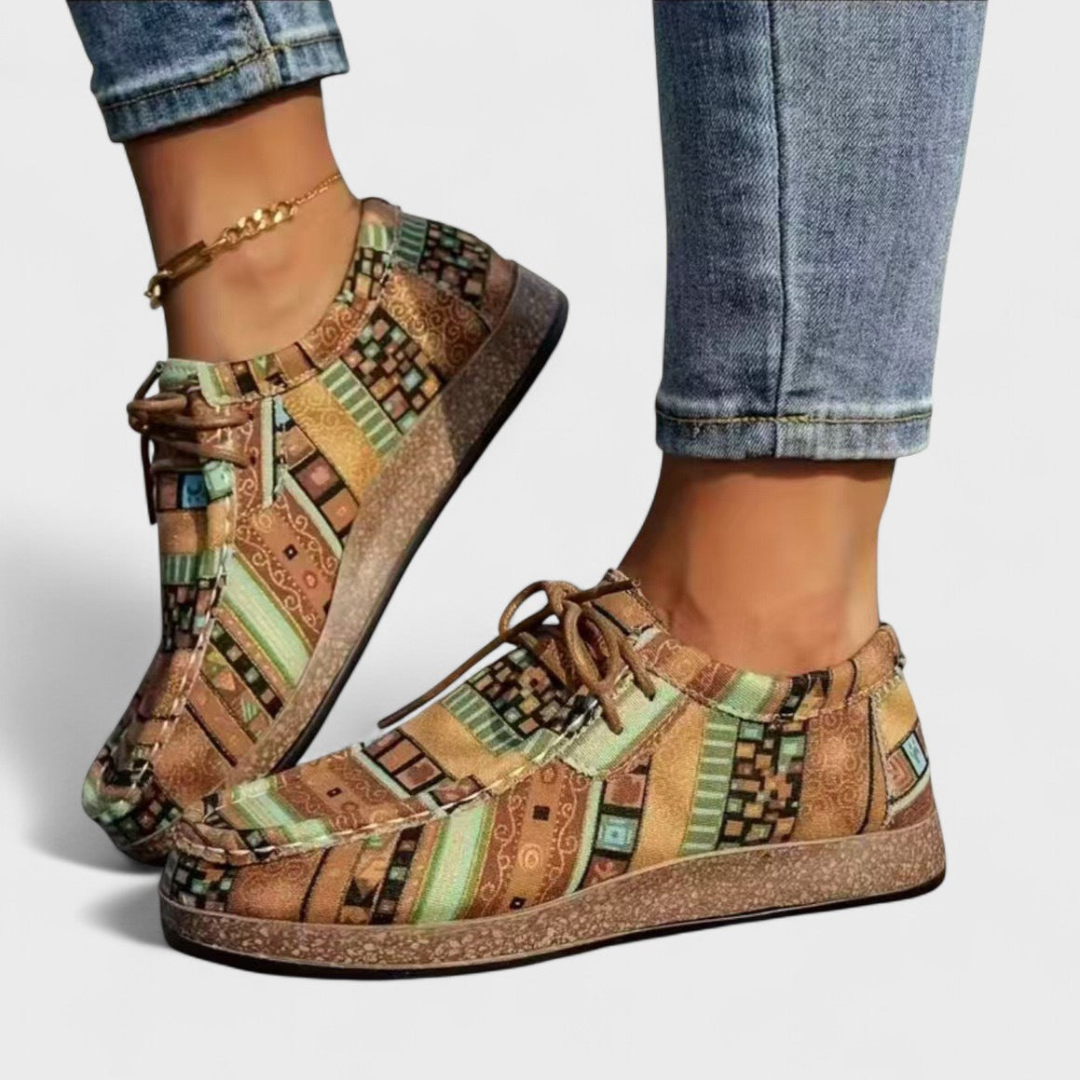 Rochelle | Ortopediska Mönstrade Sneakers