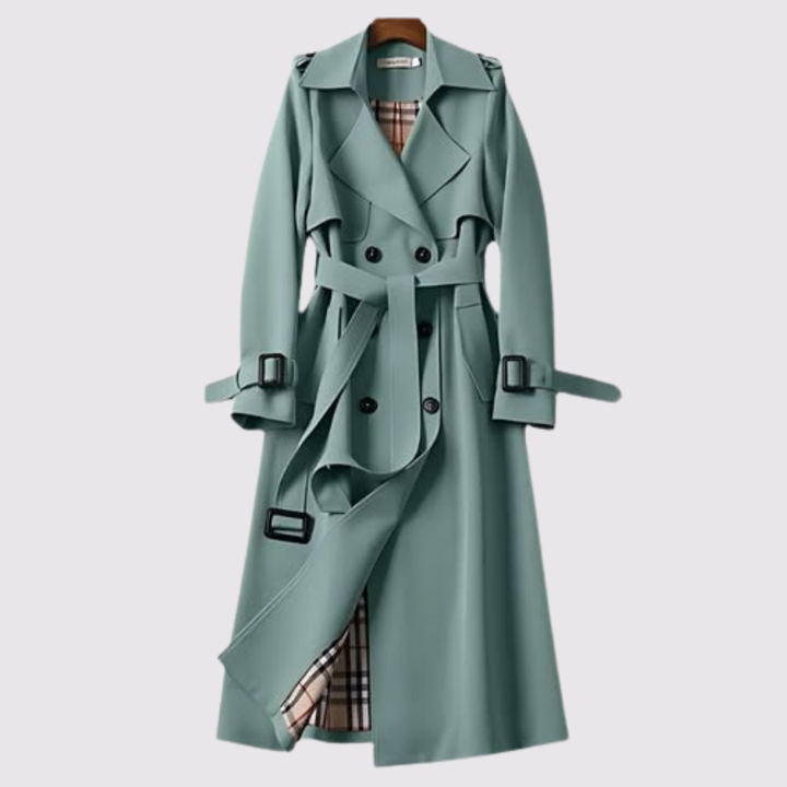 Michaela | Elegant Trench Coat Tidlös Stil med Bälte