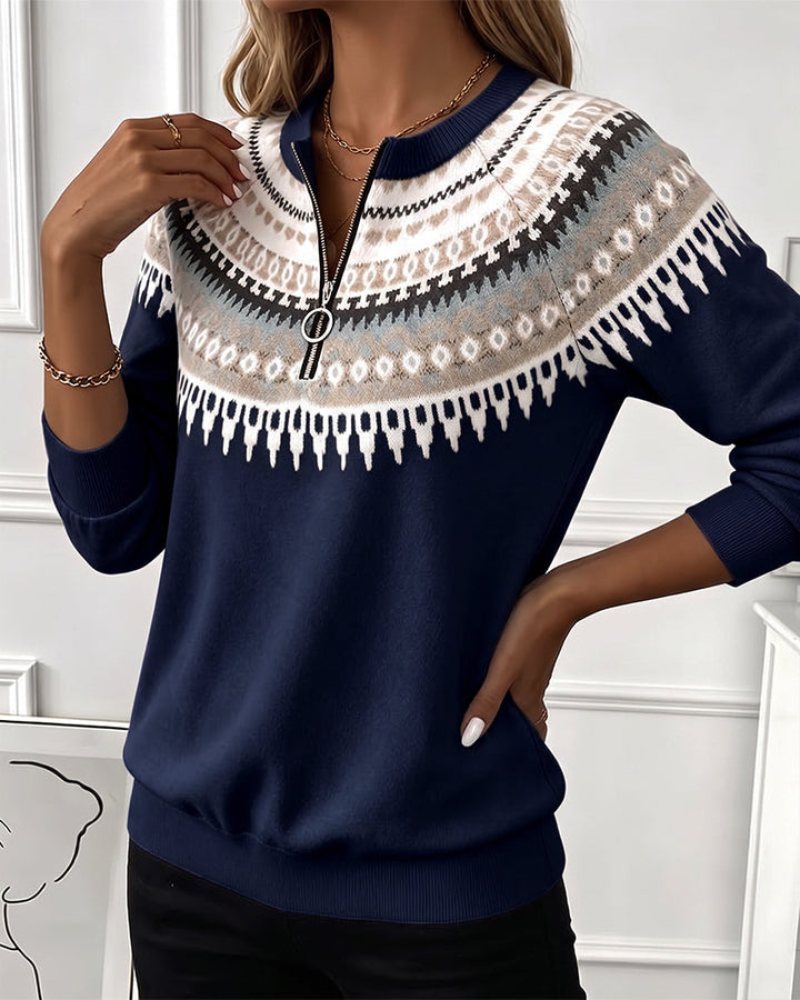 Hedvig | Sweatshirt med dragkedja