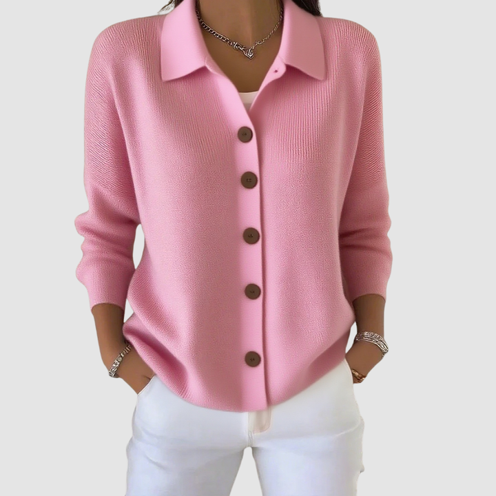 Riah | Knapp-up Stickad Cardigan