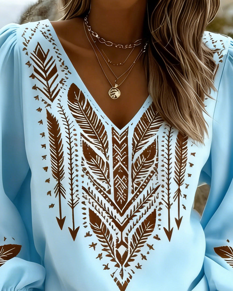 Sienna | Avslappnad Boho Blus