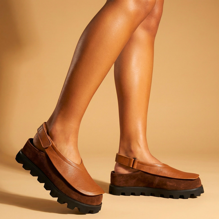 Giana | Läder Slingbacks