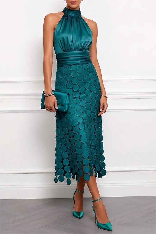 Céline | Elegant Midi Klänning