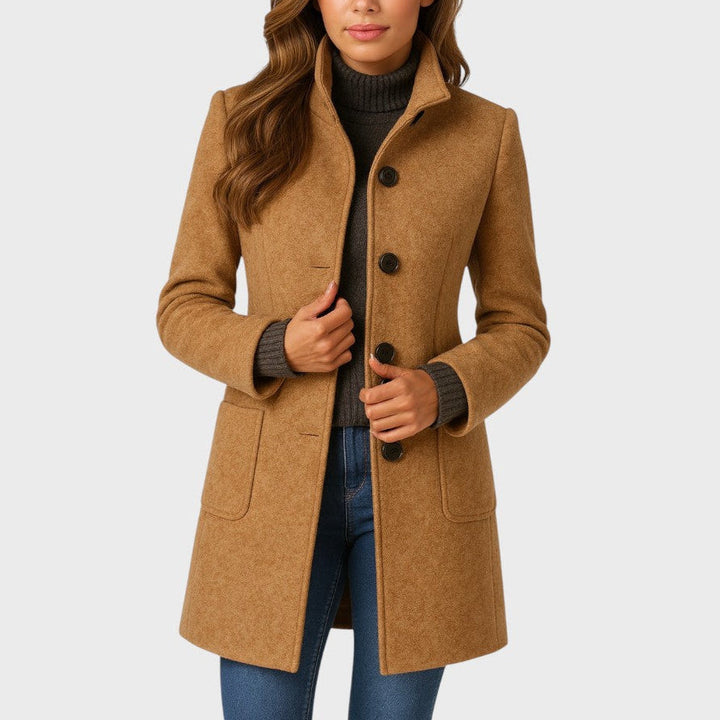 Karolin elegant kappa i khaki