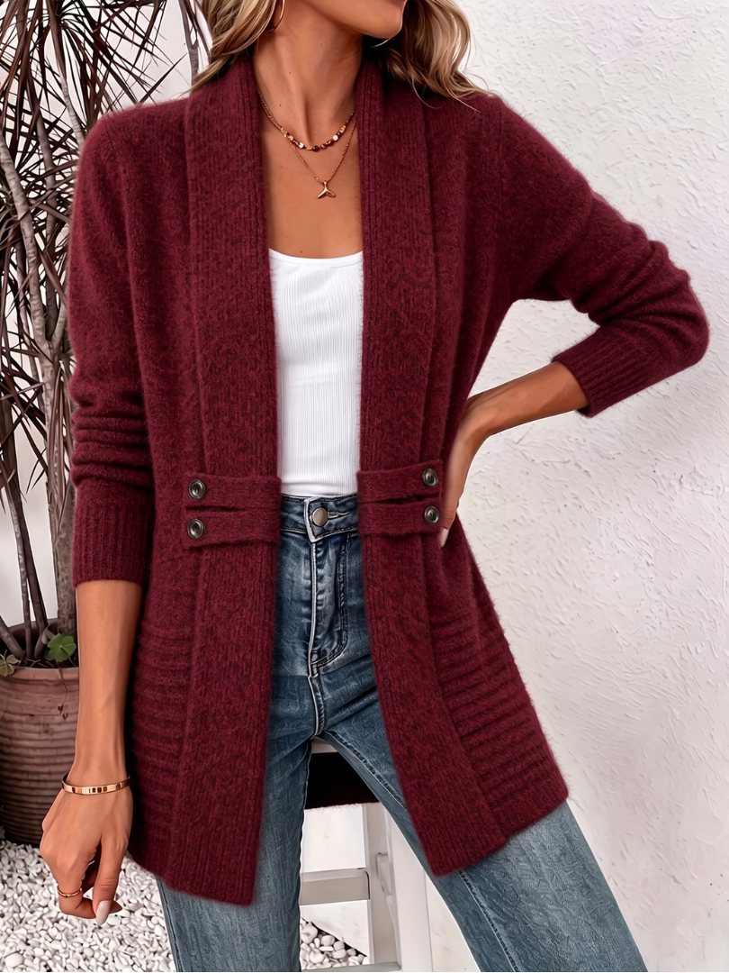 Samira | Mysig Stickad Sommar Cardigan