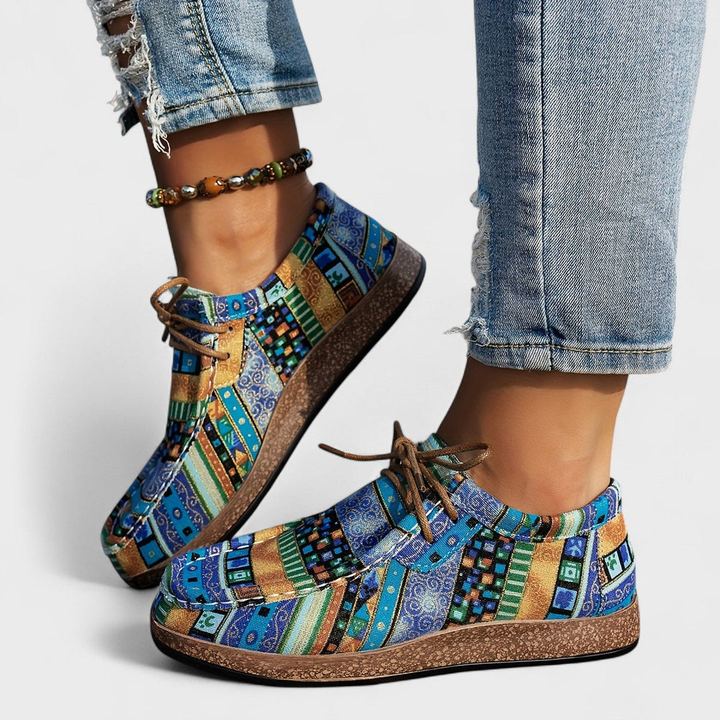 Rochelle | Ortopediska Mönstrade Sneakers