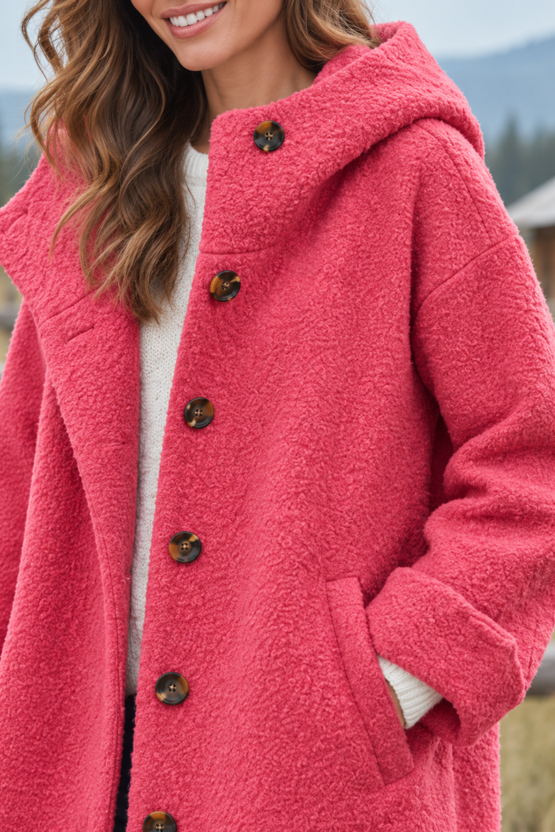 Oliviana | Texturerad Huva Kappa
