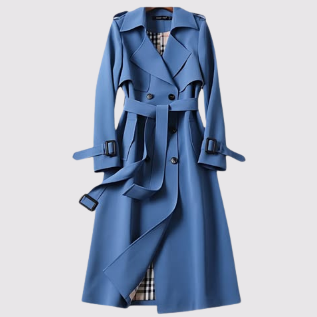 Michaela | Elegant Trench Coat Tidlös Stil med Bälte