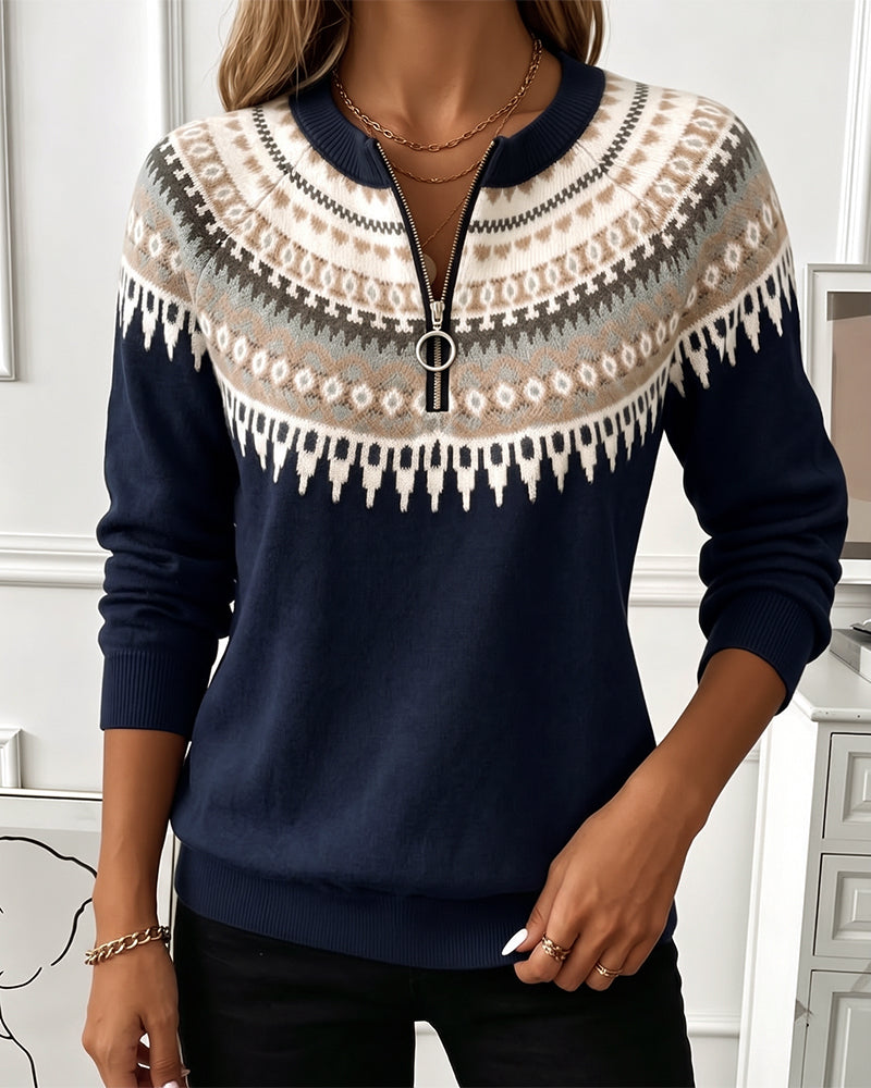 Hedvig | Sweatshirt med dragkedja