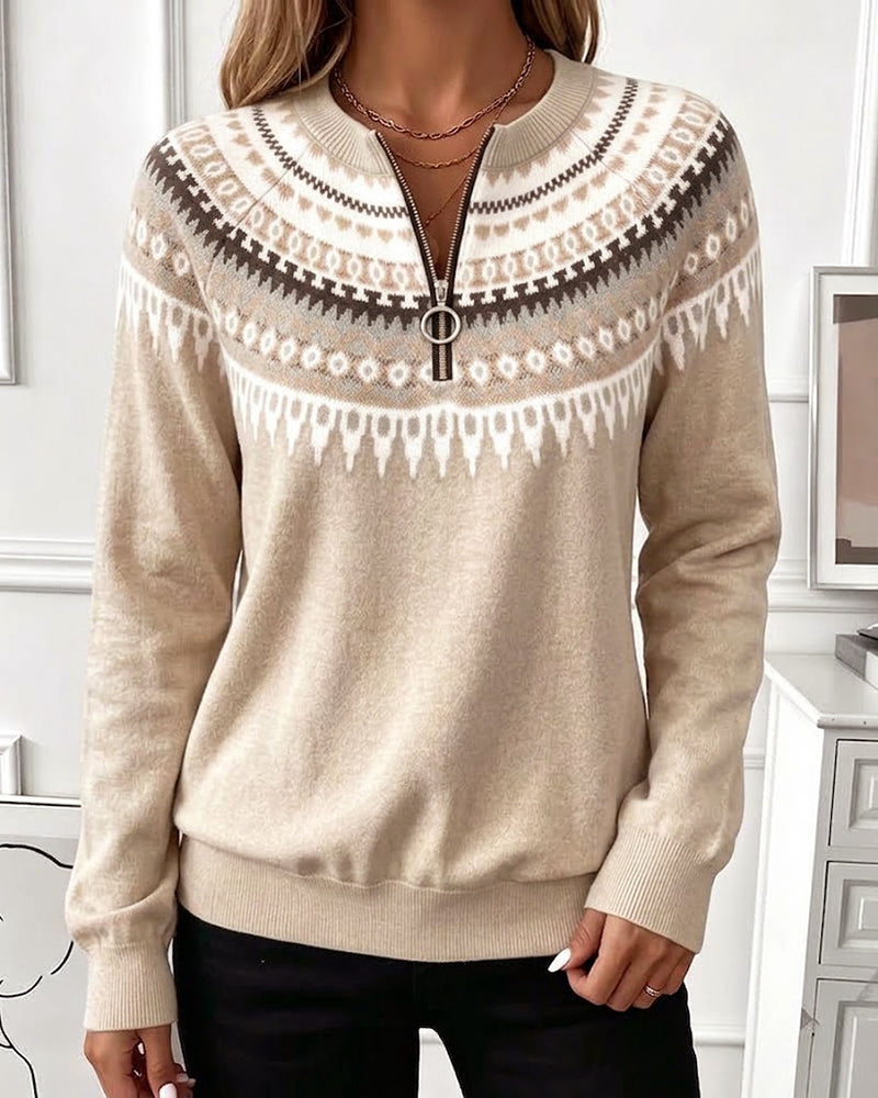 Hedvig | Sweatshirt med dragkedja