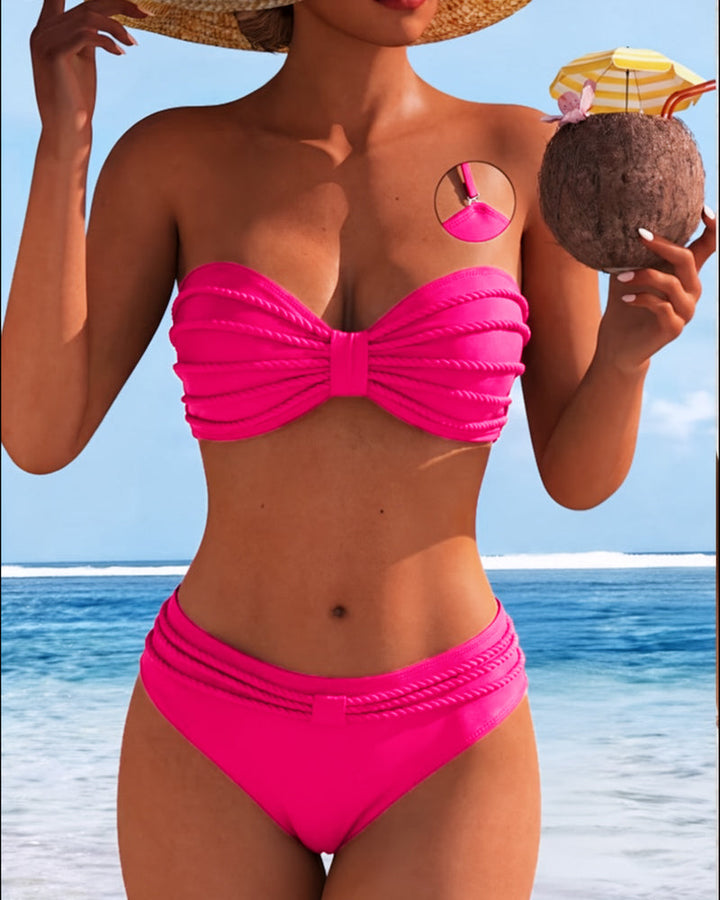 Vanna | Enfärgad Bikini Halter