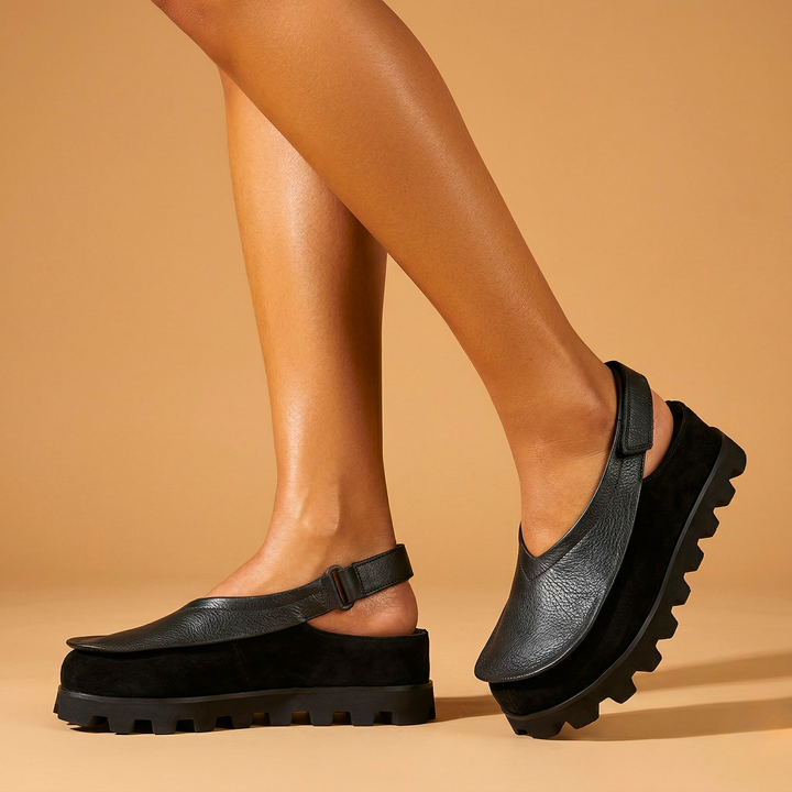 Giana | Läder Slingbacks