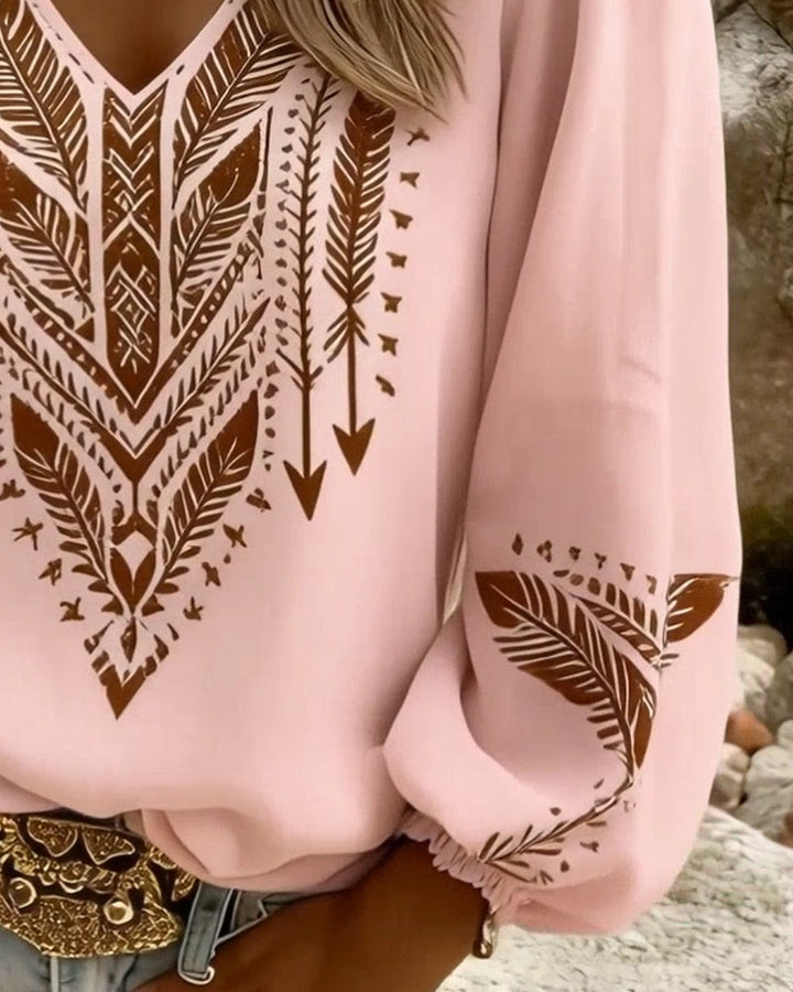 Sienna | Avslappnad Boho Blus