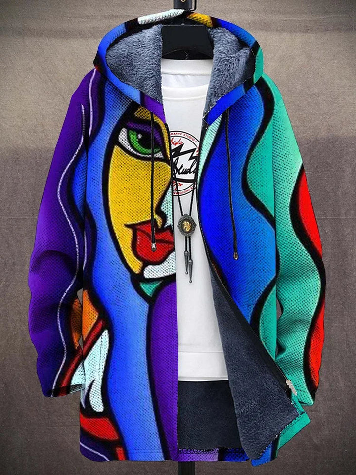 Astrid | Lyxig konstinspirerad cardigan
