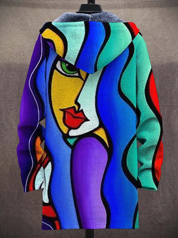 Astrid | Lyxig konstinspirerad cardigan
