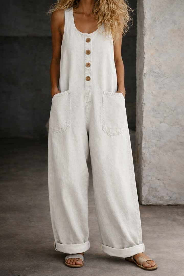 Willy | Vintage Tvättad Bomullsdenim Overall