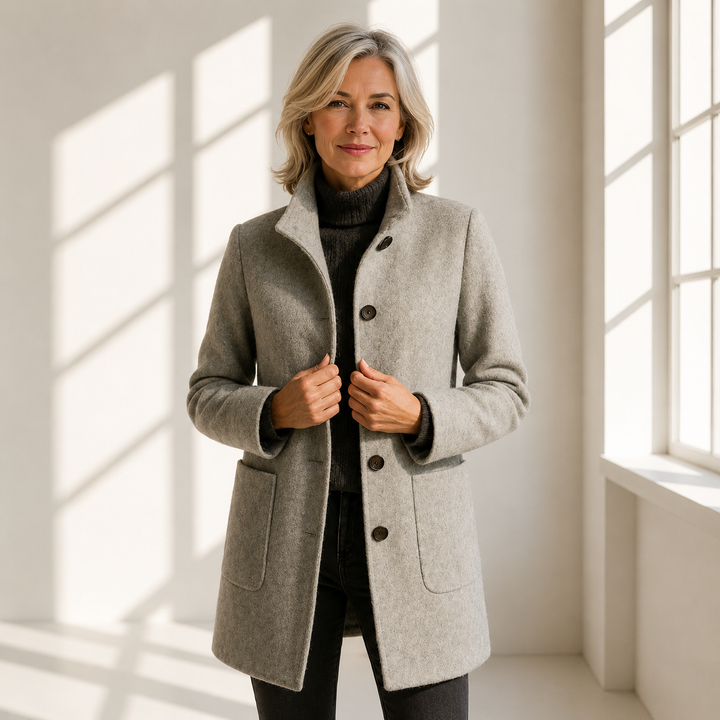 Esther | Kappa i ull med midi-snitt