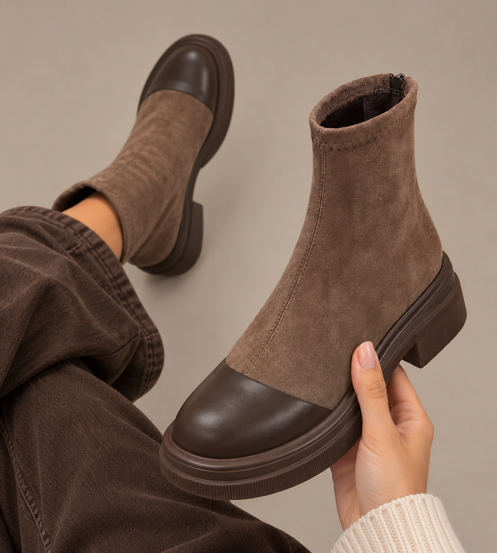 Torun ankelboots i brunt