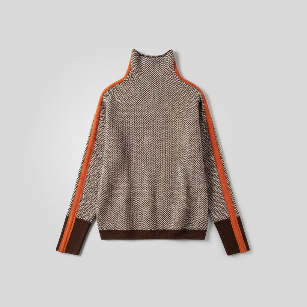 Elsie | Polokrage med Kontraststripes