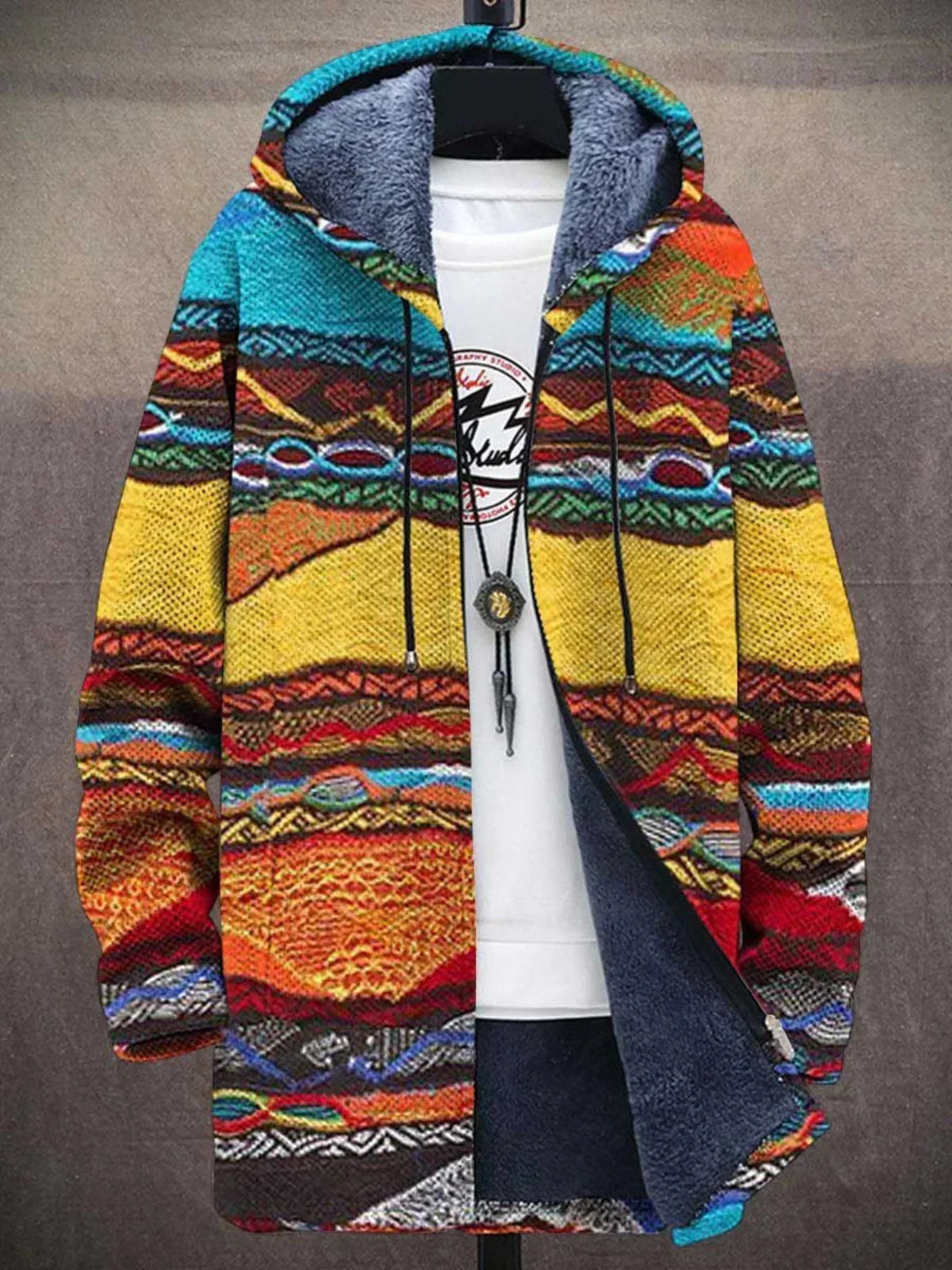 Ingrid | Lyxig konstinspirerad cardigan