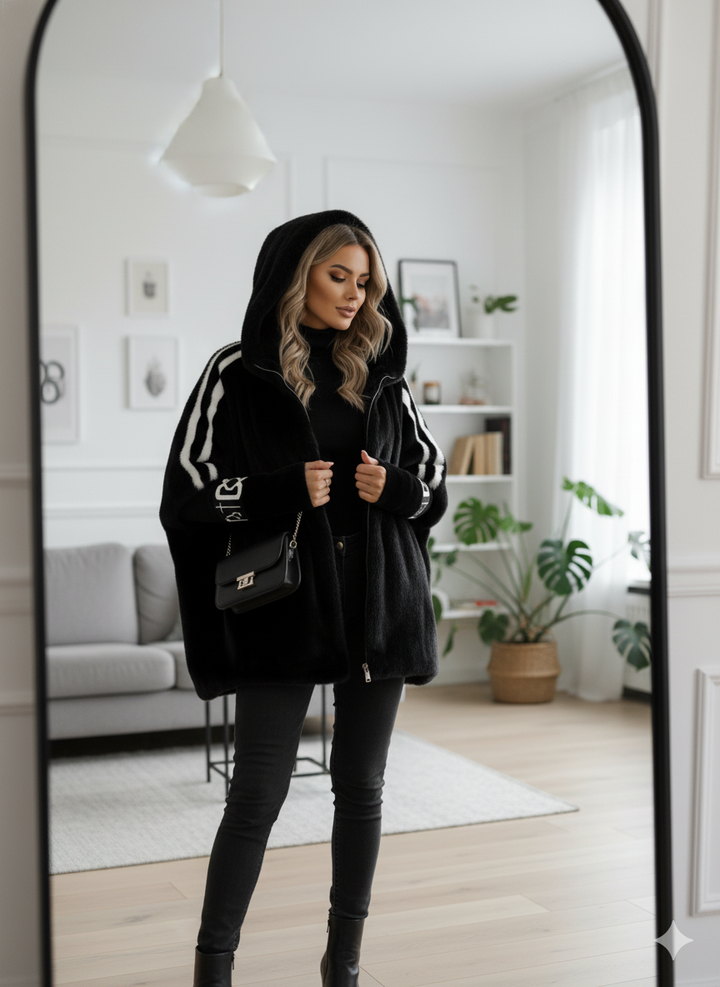 Janette | Elegant vinterpälsmantel