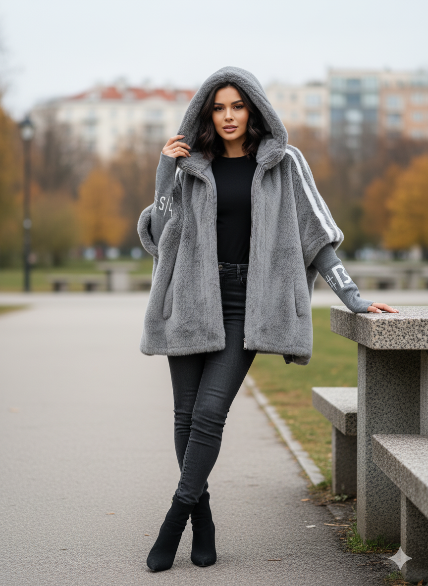 Janette | Elegant vinterpälsmantel