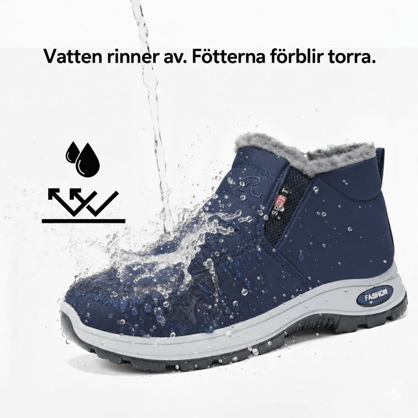 Elvy vattentäta blå ankelkängor