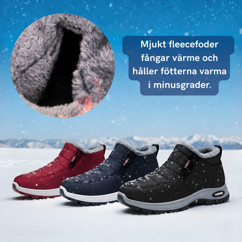 Elvy ankelkängor med mjukt fleecefoder