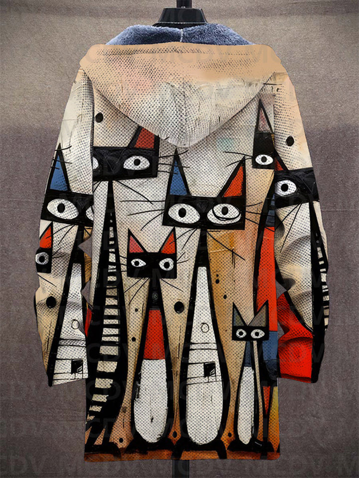 Monique | Lyxig konstinspirerad cardigan