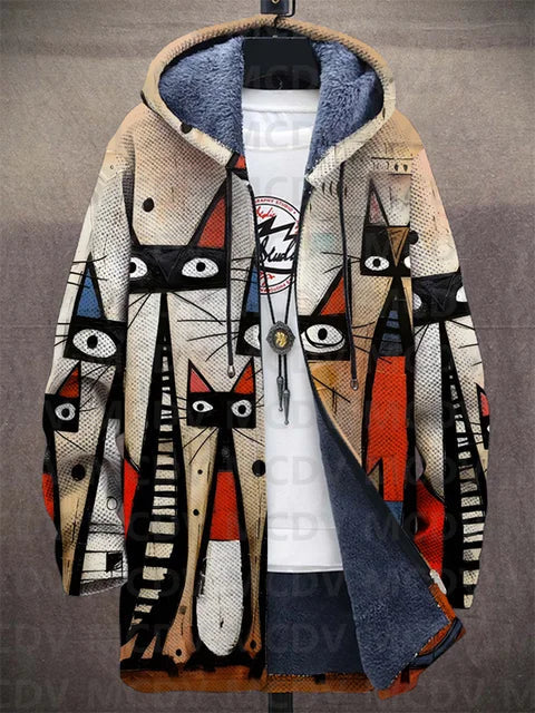 Karin | Lyxig konstinspirerad cardigan