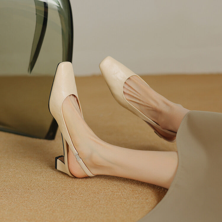 Ersa | Äkta läder Slingbacks
