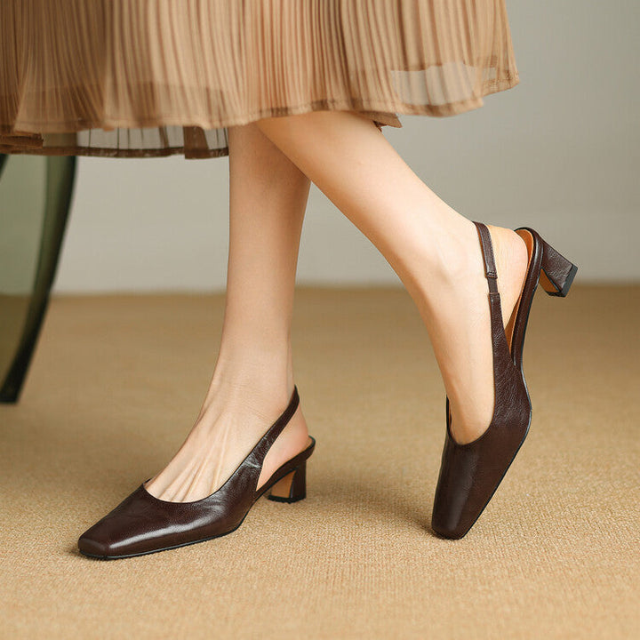 Ersa | Äkta läder Slingbacks