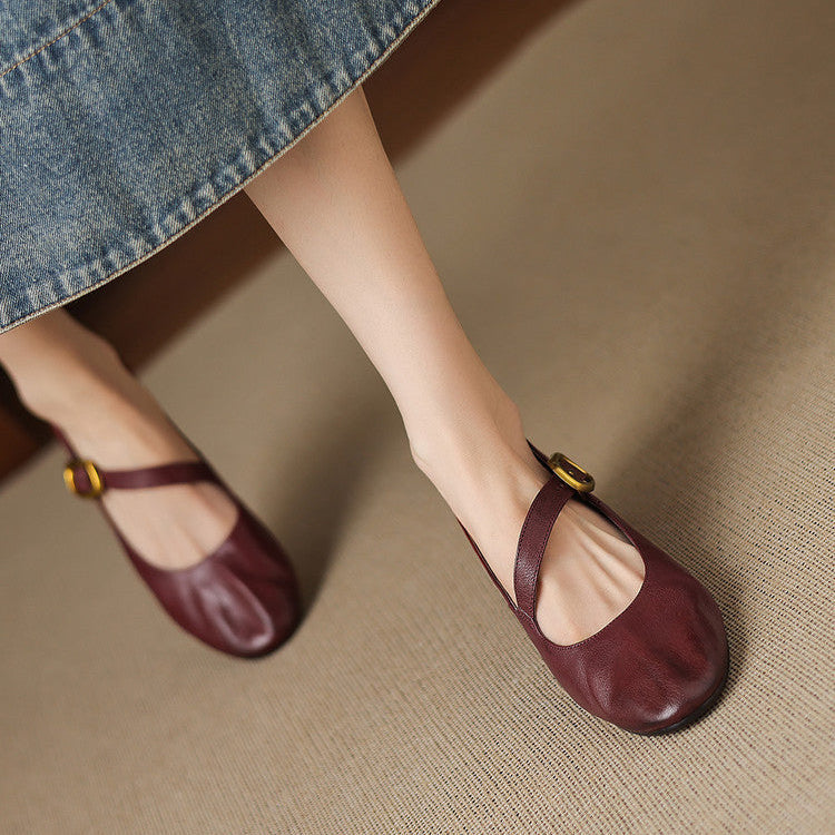 Quira | Rundtåig Mary Jane Flat