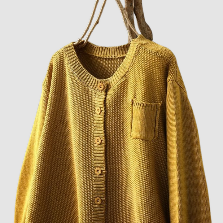 Berlinda | Mysig Stickad Cardigan