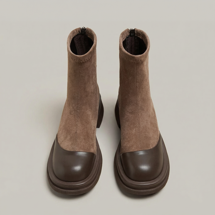 Torun ankelboots i brunt framifrån