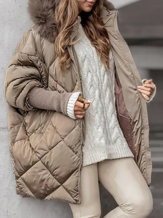Rachel | Elegant kappa med rutmönster