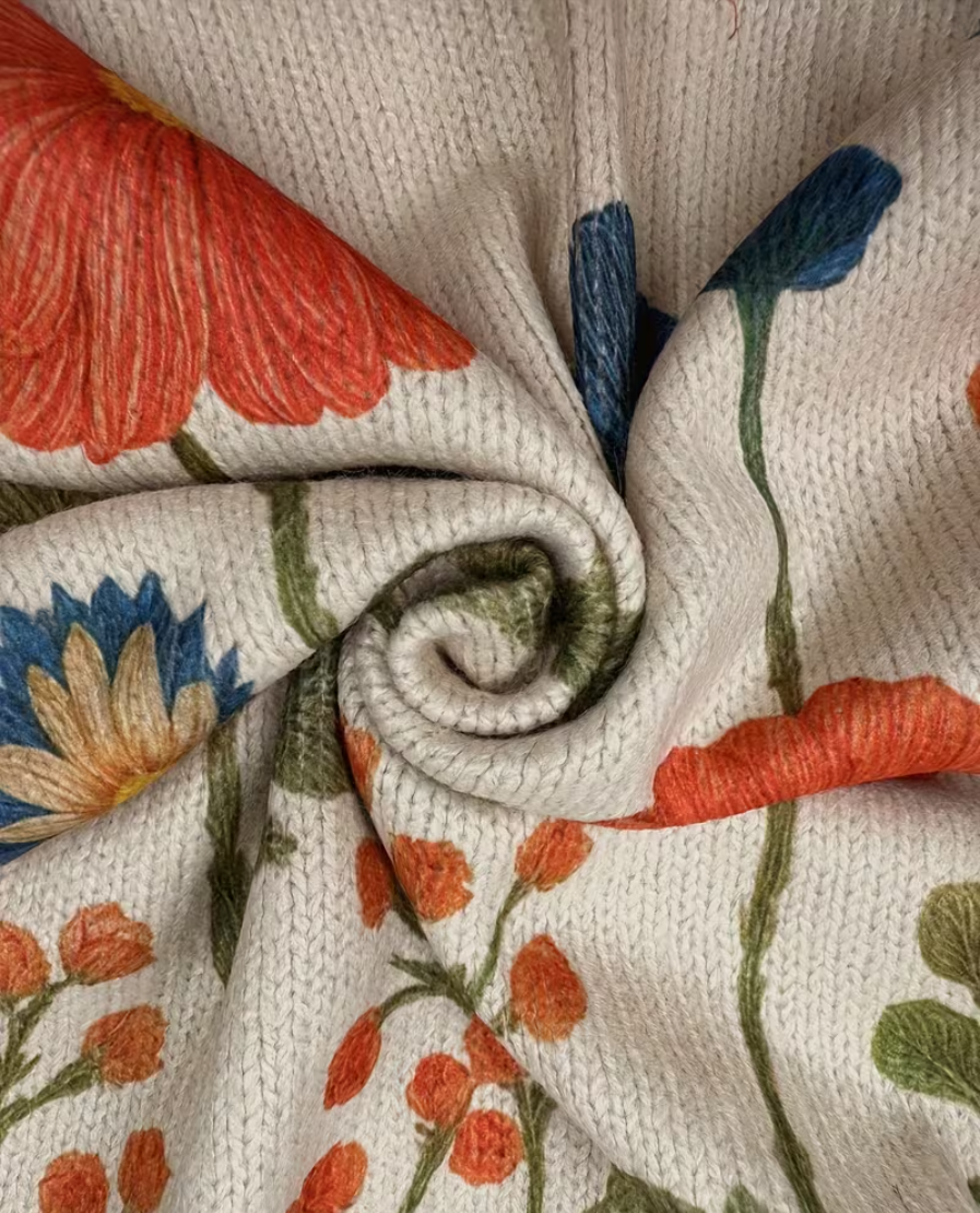 Wrenna | Vildblomsteräng Zip Cardigan