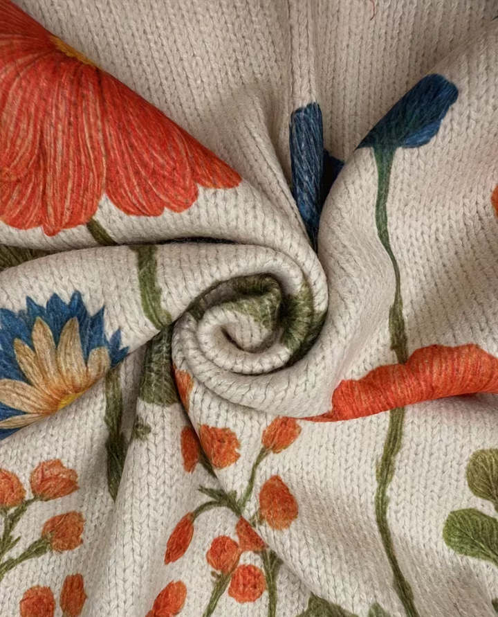 Wrenna | Vildblomsteräng Zip Cardigan