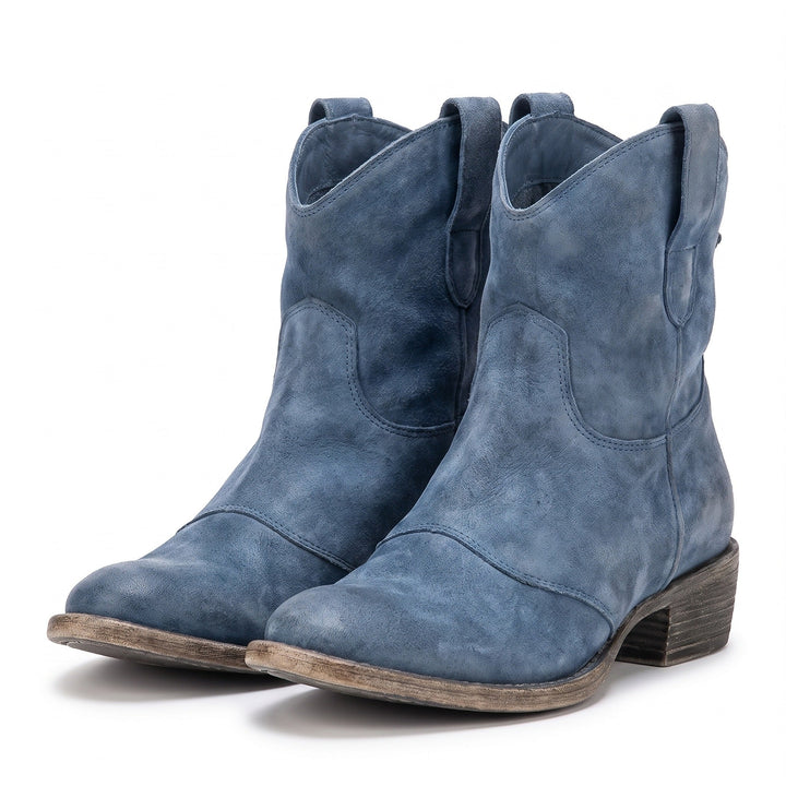 Madelene – ankelboots i blått