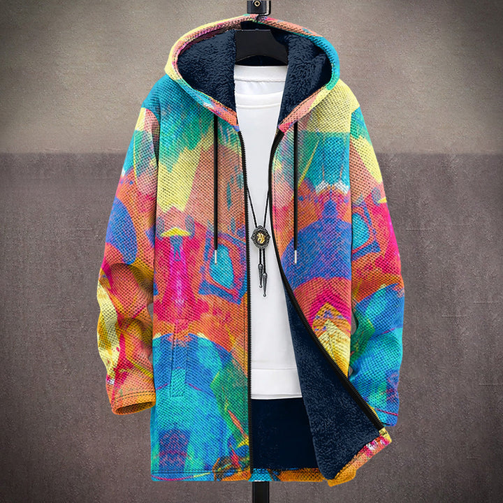 Brigitte | Lyxig Konst-Inspirerad Cardigan